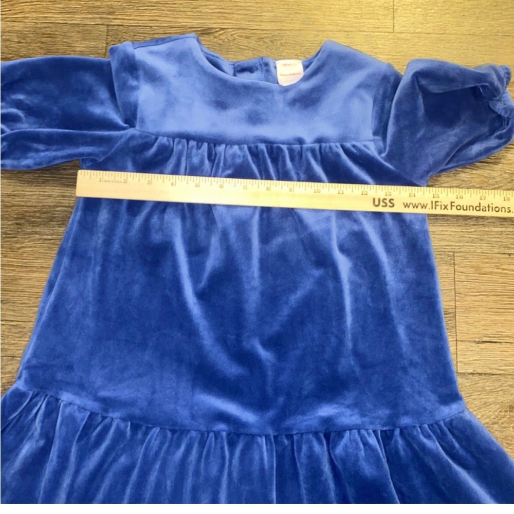 Hanna Andersson size 8 Royal Blue Velvet dress excellent condition - Picture 4 of 6